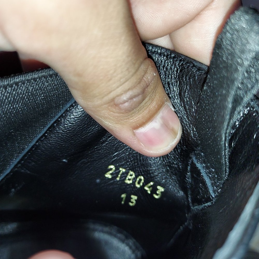 Prada Half-Chelsea 2TB043 Saffiano Leather Boots - Picture 5 of 5